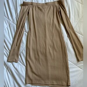 Women’s tan dress